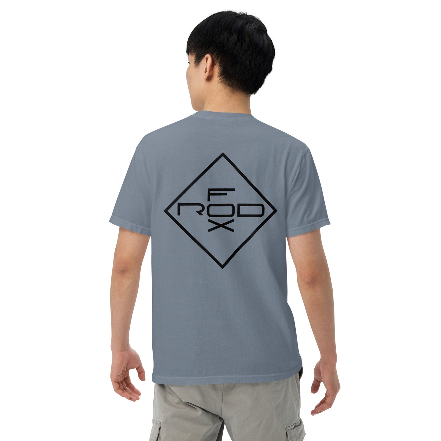 FOXROD diamond logo T-shirt with black logo
