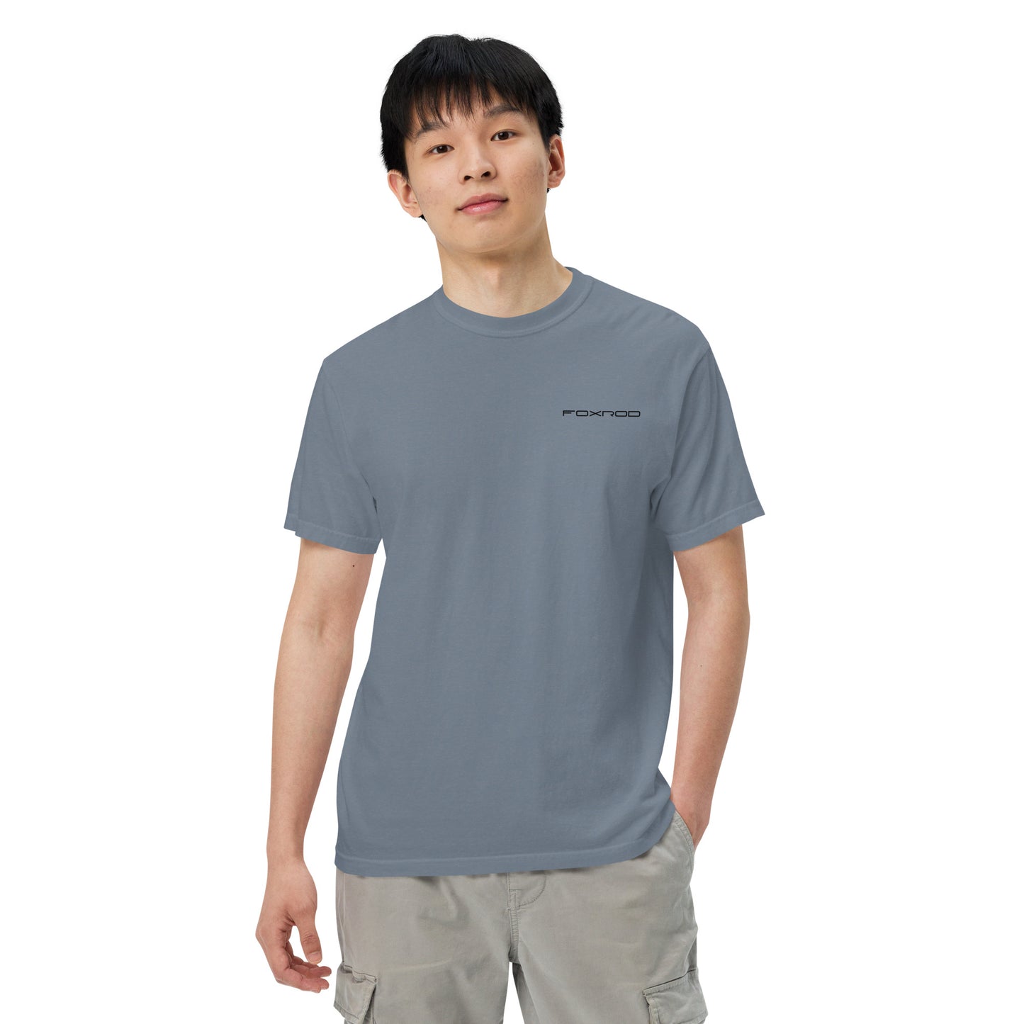 FOXROD diamond logo T-shirt with black logo