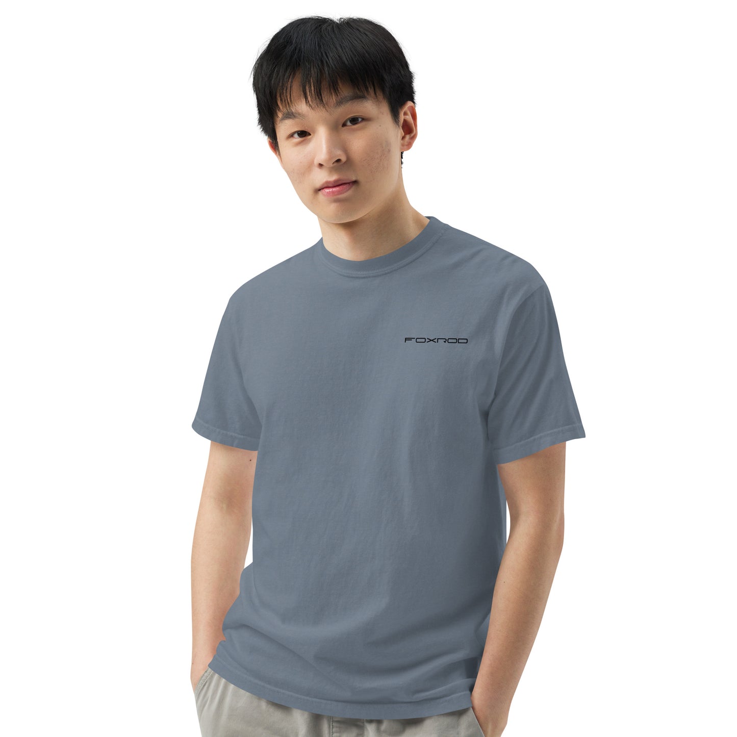 FOXROD diamond logo T-shirt with black logo