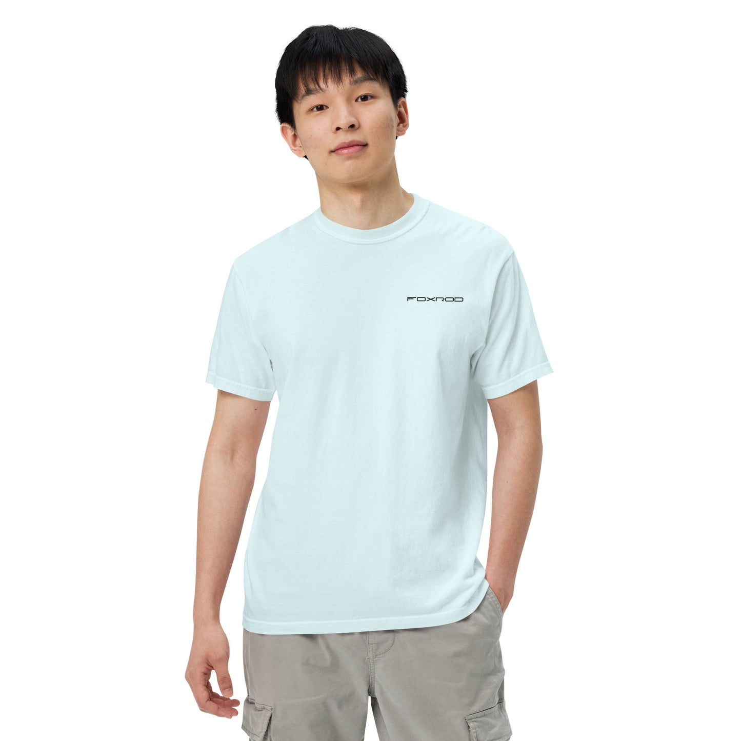 FOXROD diamond logo T-shirt with black logo