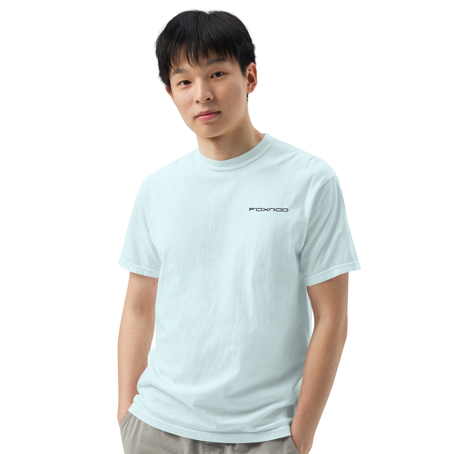 FOXROD diamond logo T-shirt with black logo