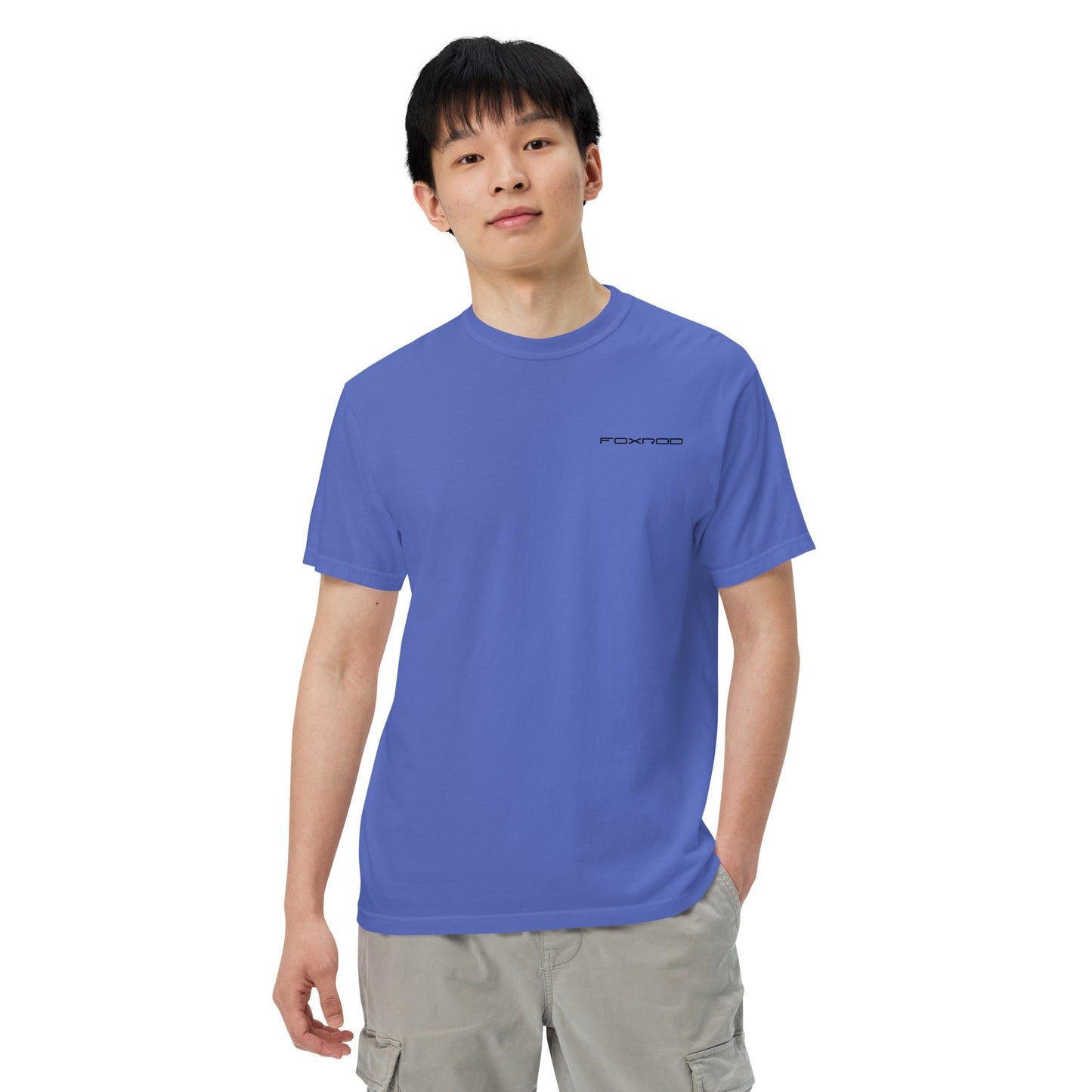 FOXROD diamond logo T-shirt with black logo