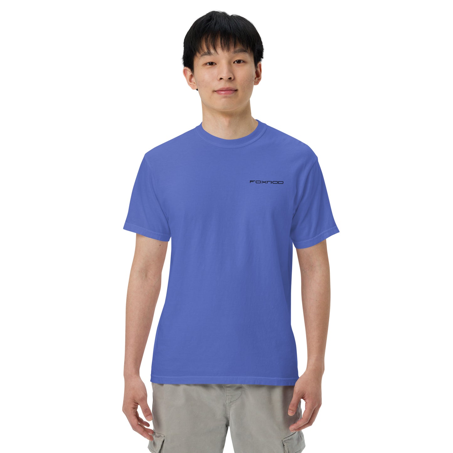 FOXROD diamond logo T-shirt with black logo