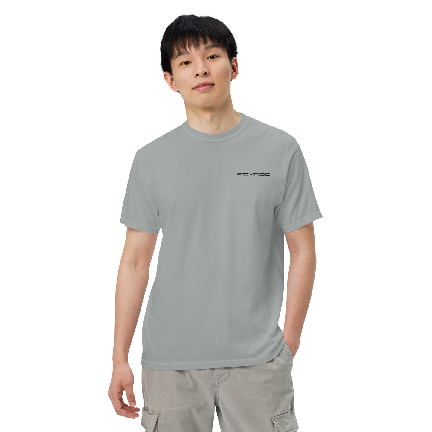 FOXROD diamond logo T-shirt with black logo