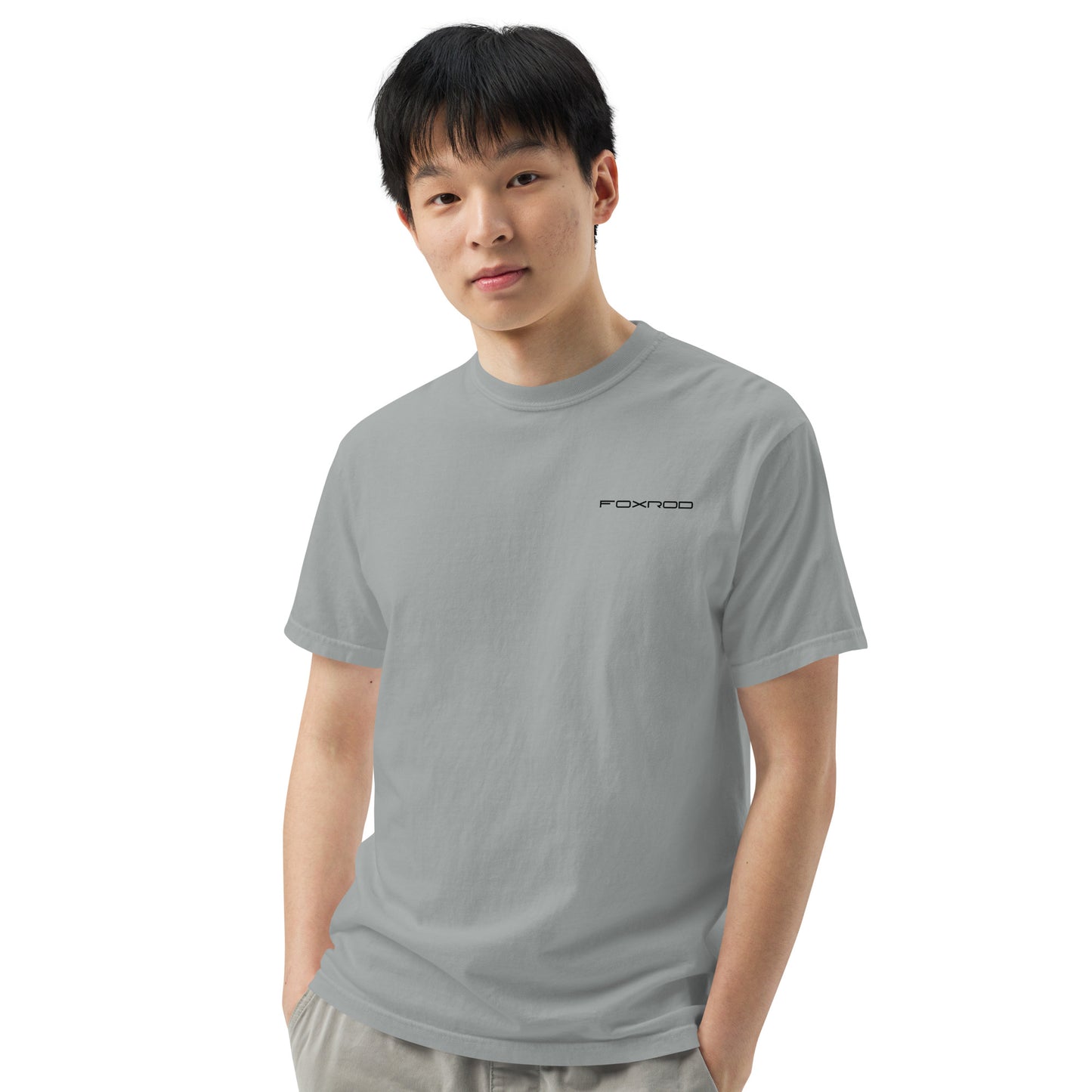 FOXROD diamond logo T-shirt with black logo