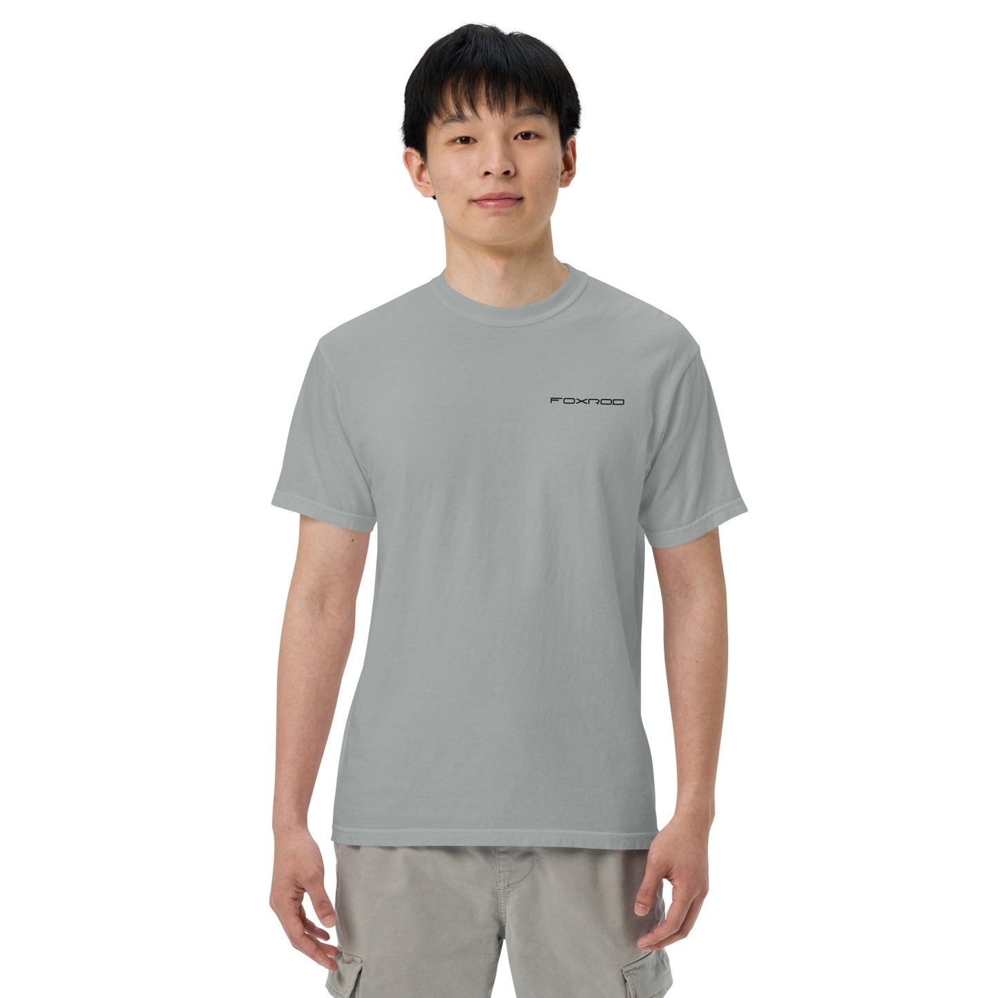 FOXROD diamond logo T-shirt with black logo