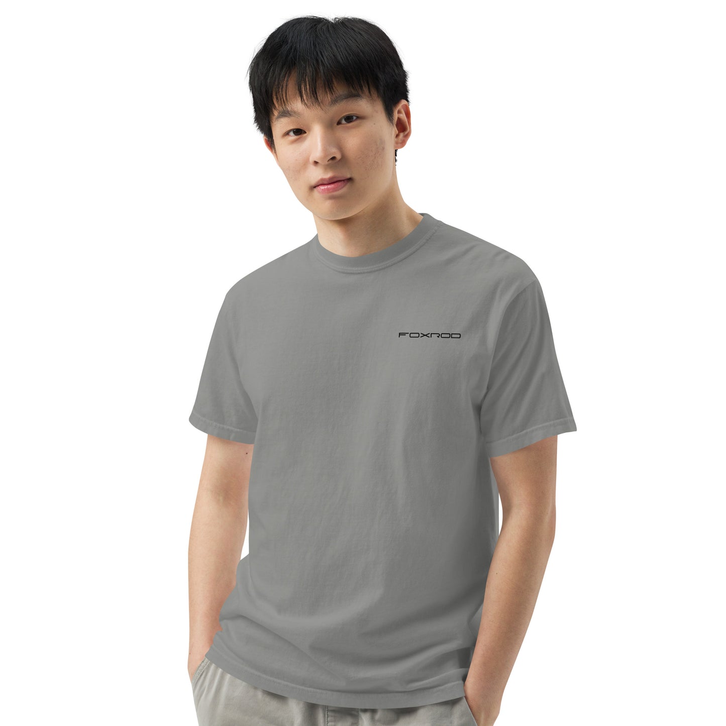 FOXROD diamond logo T-shirt with black logo