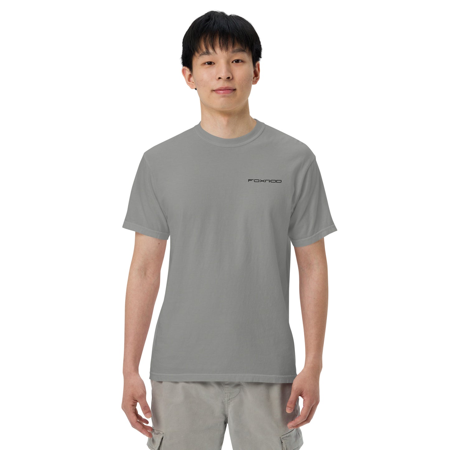 FOXROD diamond logo T-shirt with black logo