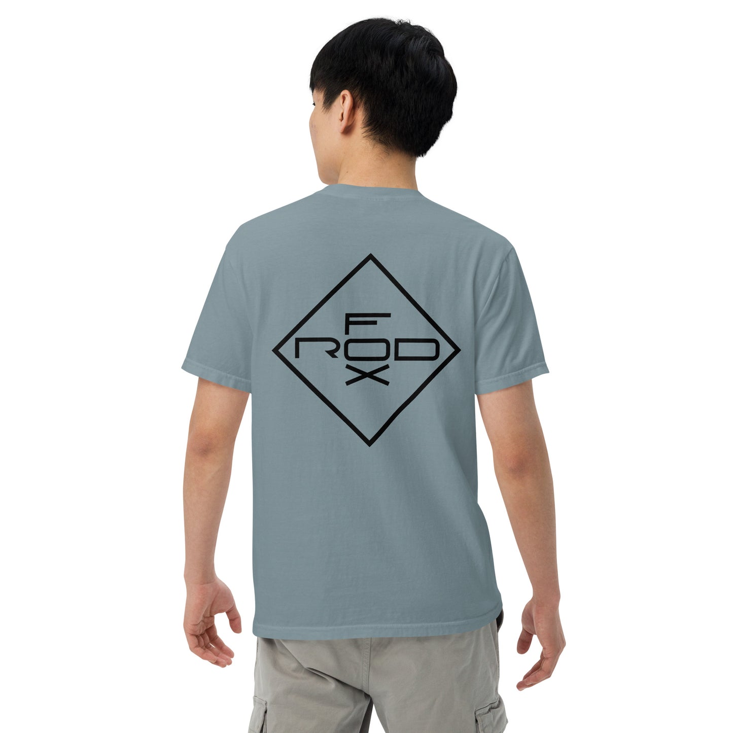 FOXROD diamond logo T-shirt with black logo