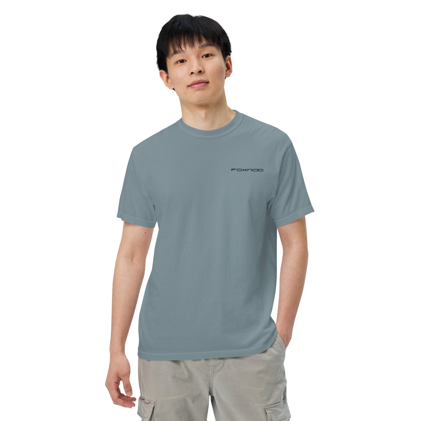 FOXROD diamond logo T-shirt with black logo