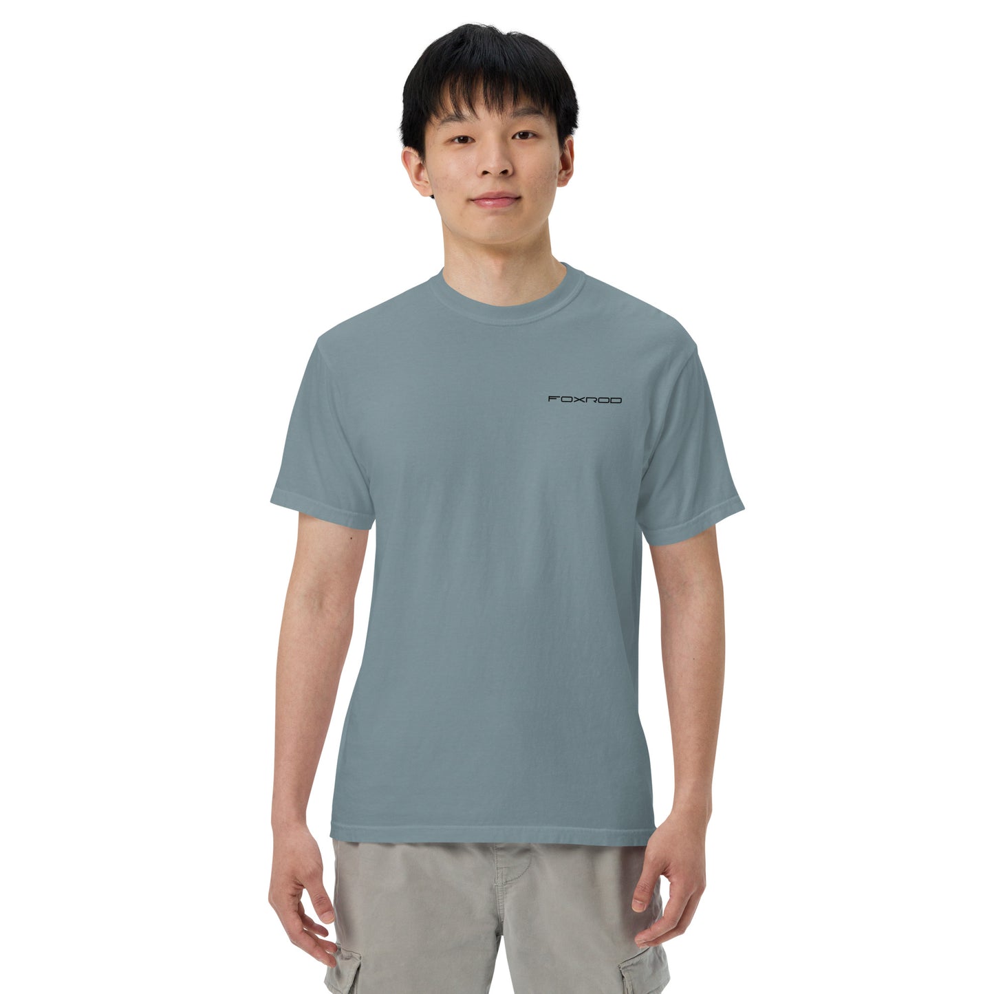 FOXROD diamond logo T-shirt with black logo