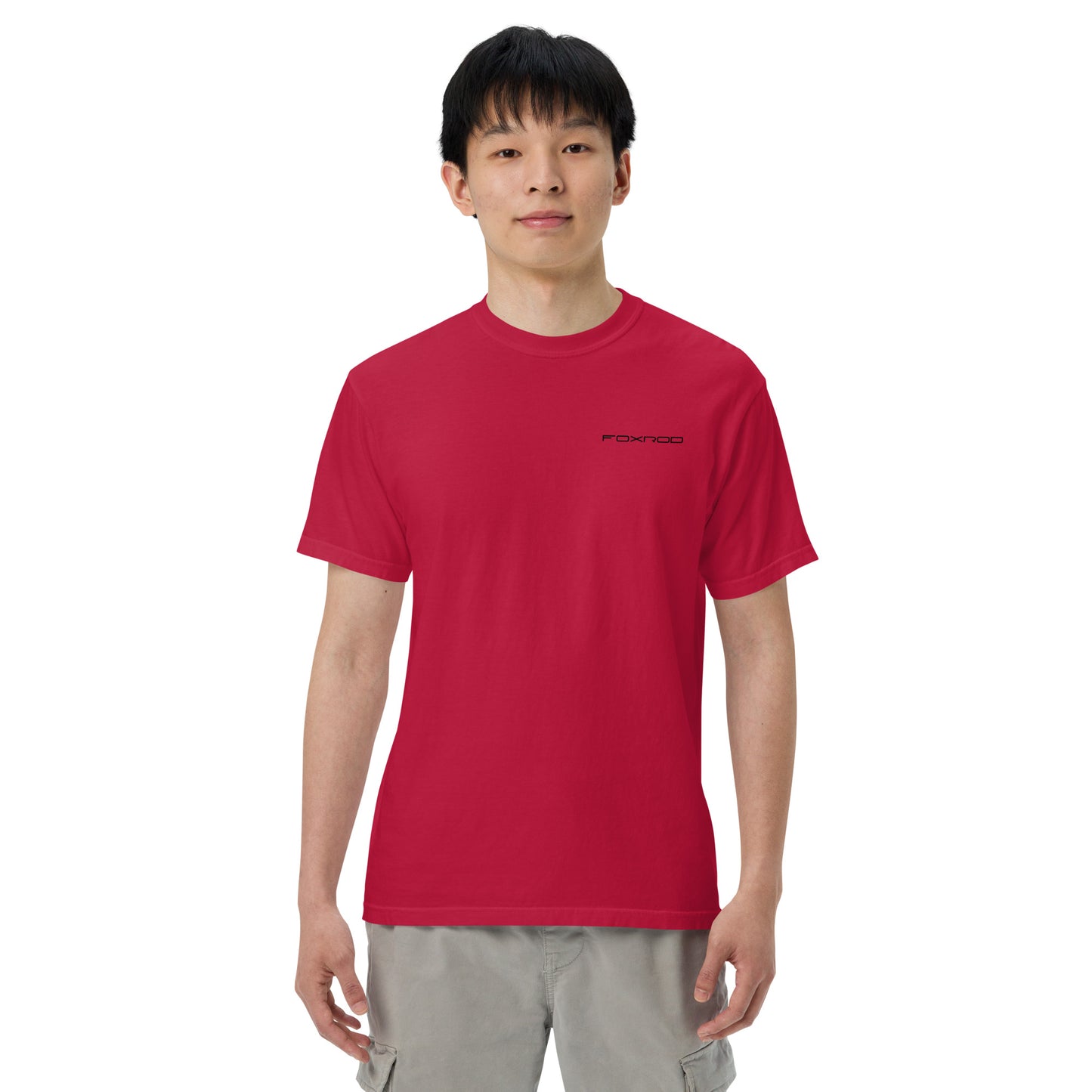 FOXROD diamond logo T-shirt with black logo