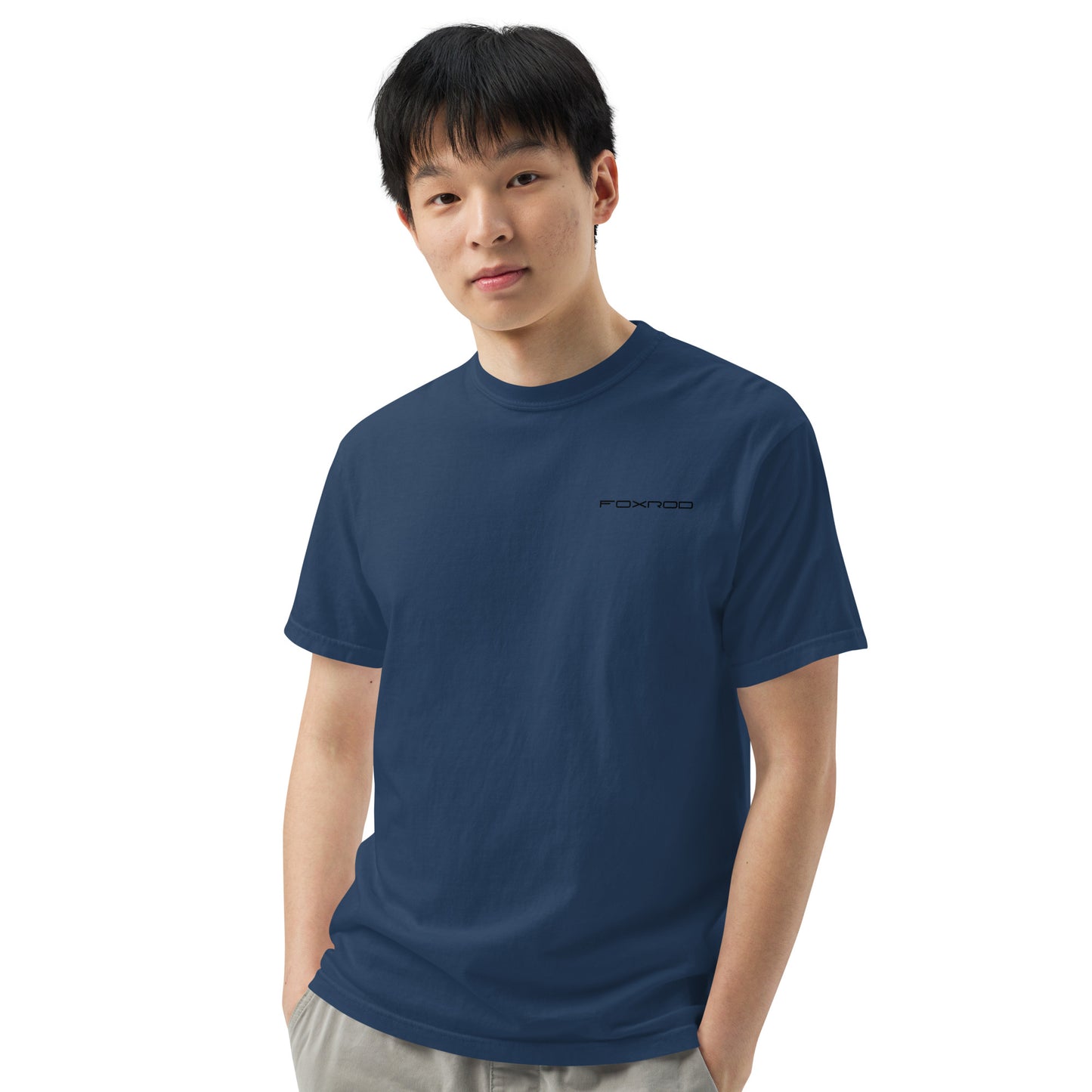 FOXROD diamond logo T-shirt with black logo