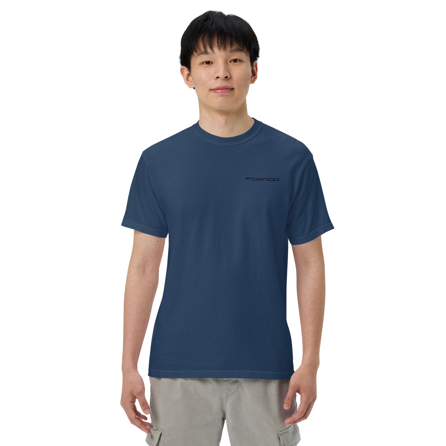 FOXROD diamond logo T-shirt with black logo