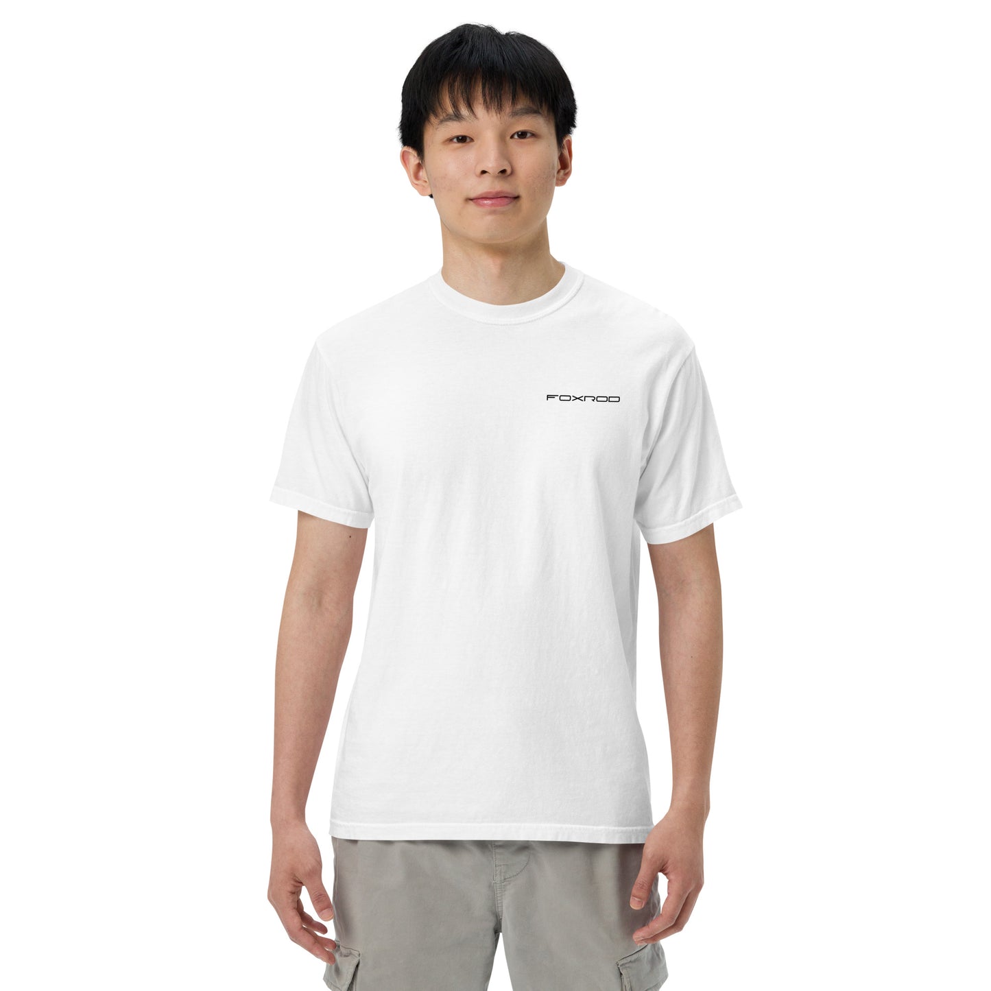 FOXROD diamond logo T-shirt with black logo