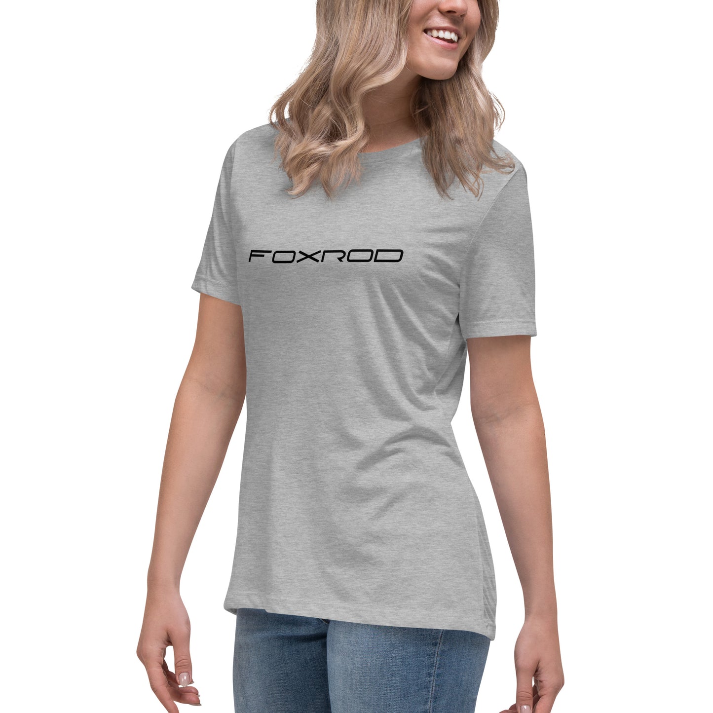 FOXROD women’s T-shirt with black logo